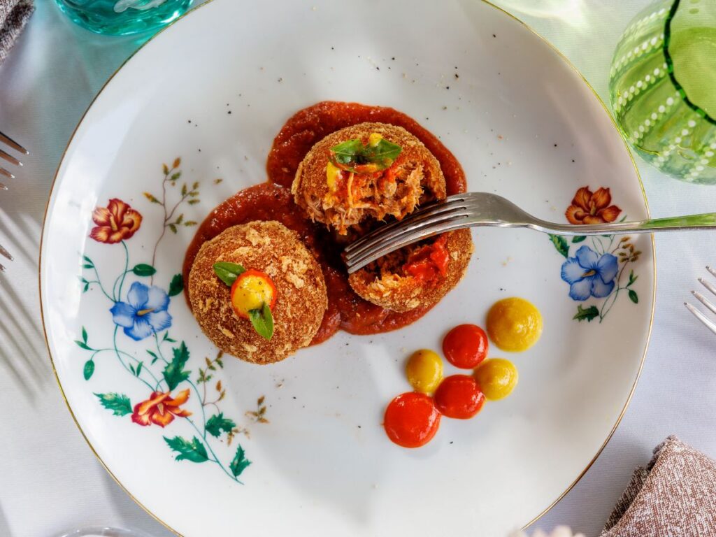 crocchetta pollo e peperoni